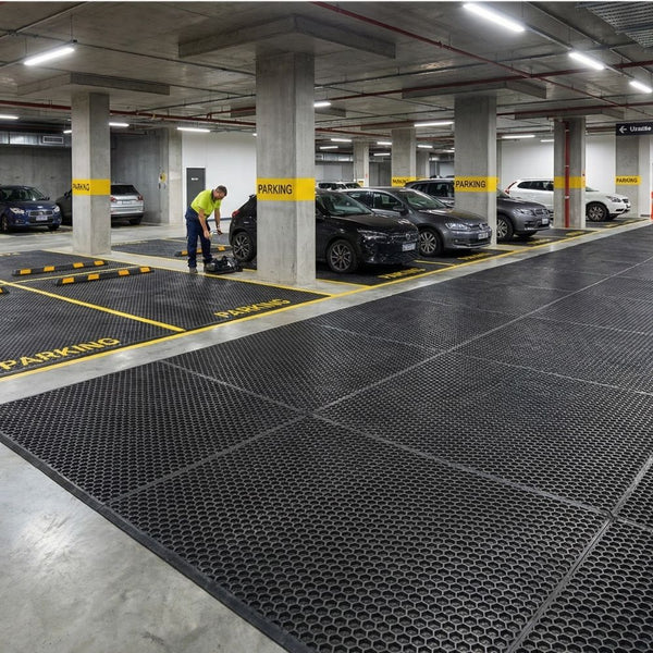 Double Car Garage Mat — Full Bay