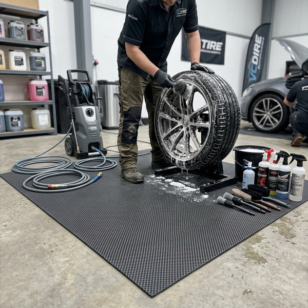 Tyre & Rim Cleaning Station Mat