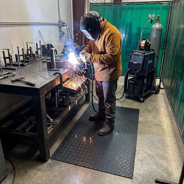 Welding Bay Mat — Spark Resistant