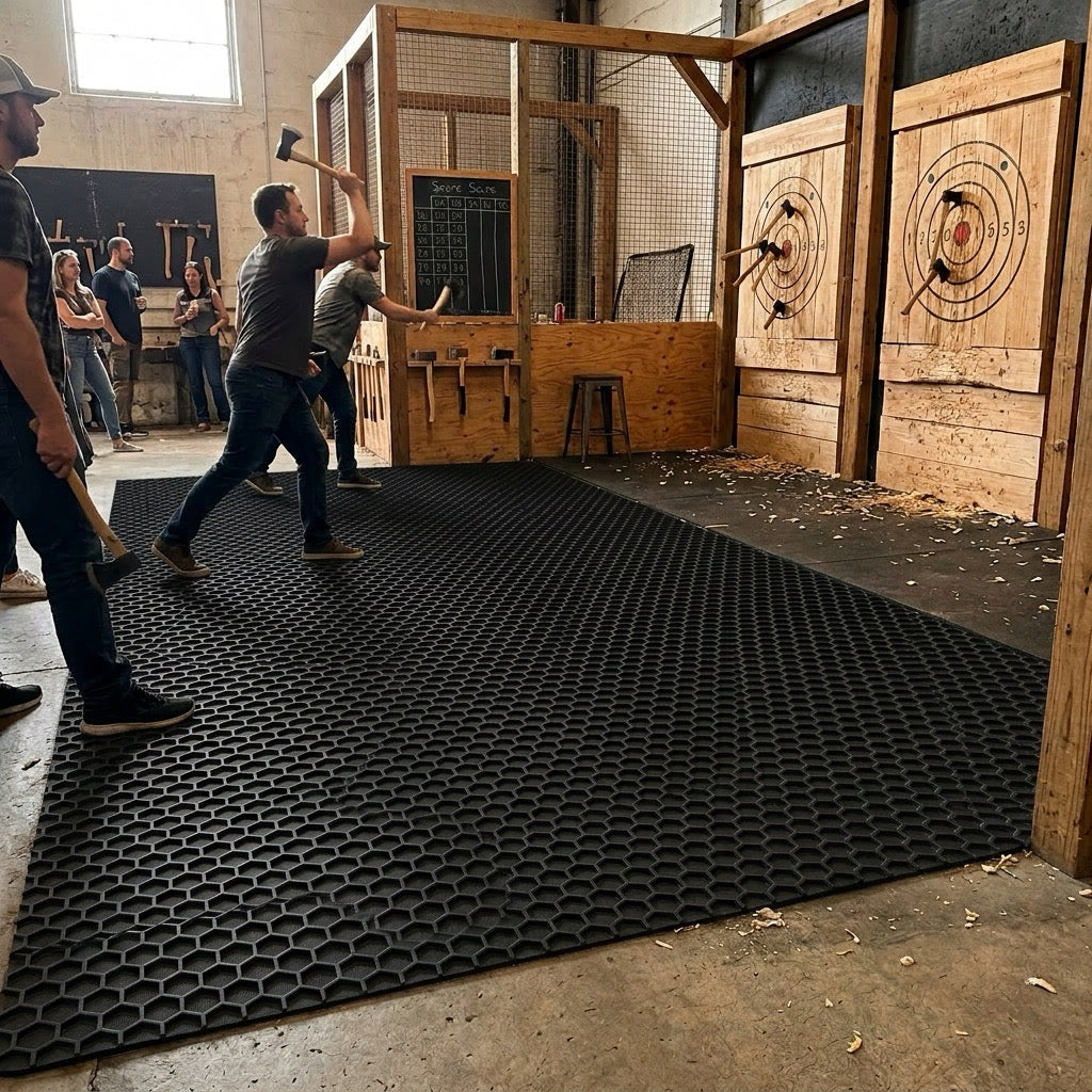 Axe Throwing Venue Mat