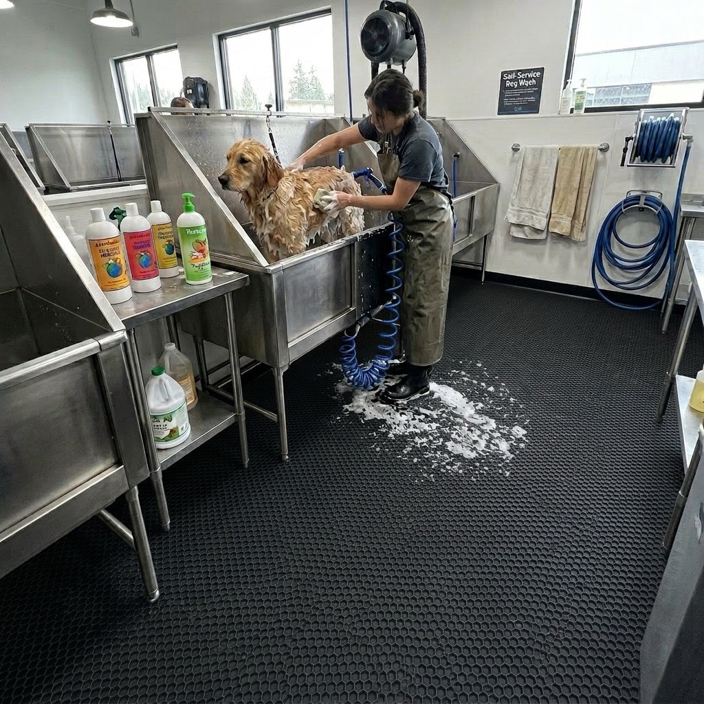 Dog Wash Station Mat