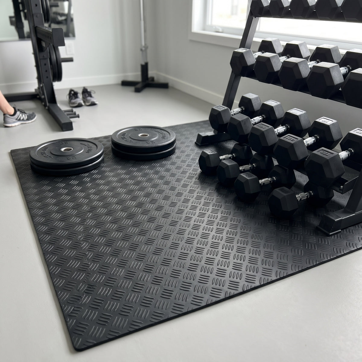Dumbbell and Free Weight Floor Mat