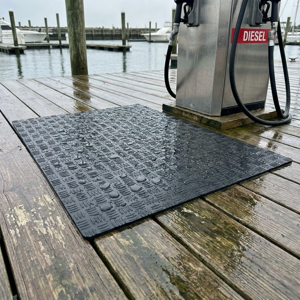 Marina Fuel Dock Spill Mat