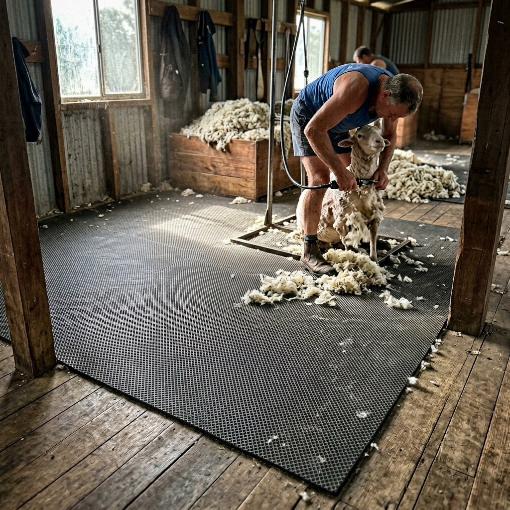 Sheep Shearing Shed Mat