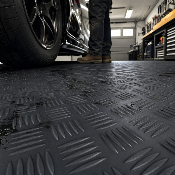 Double Car Garage Mat — Full Bay
