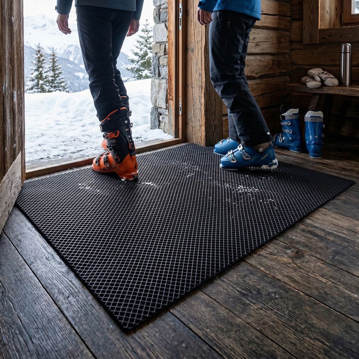 Ski Lodge & Alpine Chalet Entry Mat