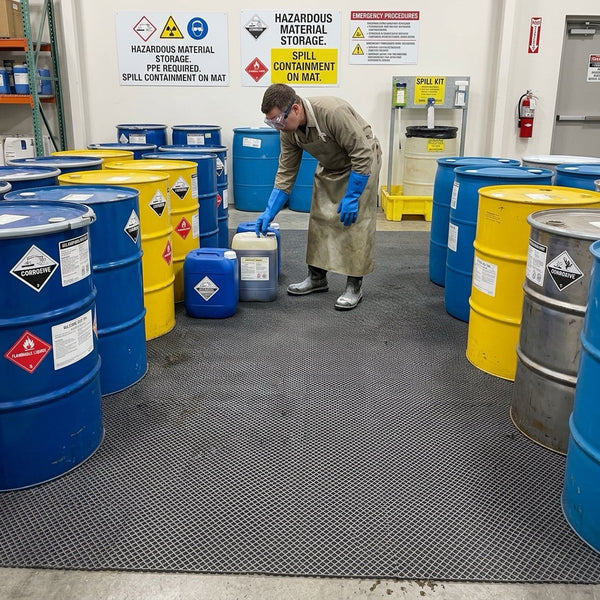 Spill Containment Mat — Chemical Storage