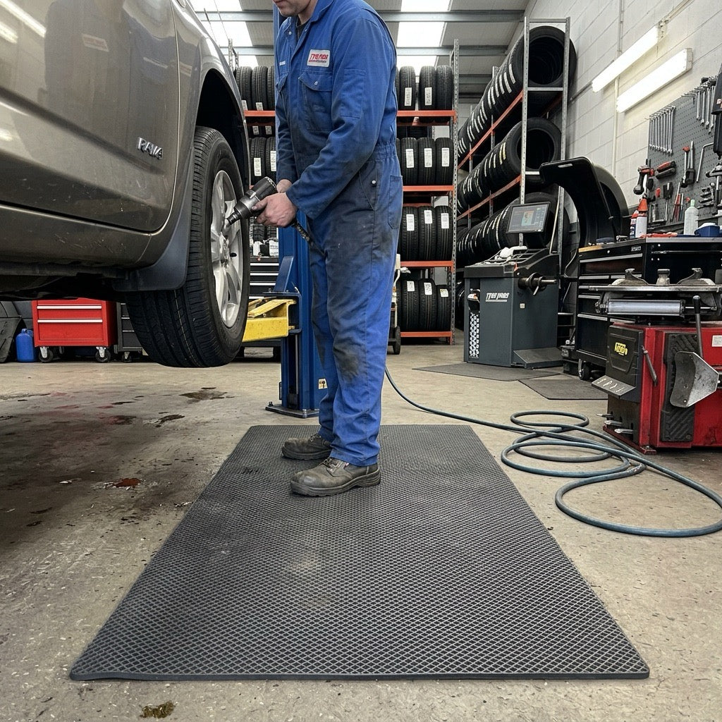 Tyre Shop Service Bay Mat