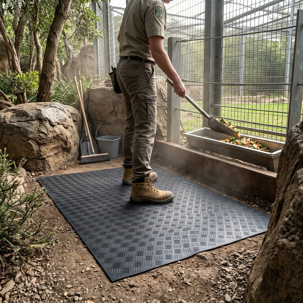 Zoo Animal Enclosure Mat — Large Mammals